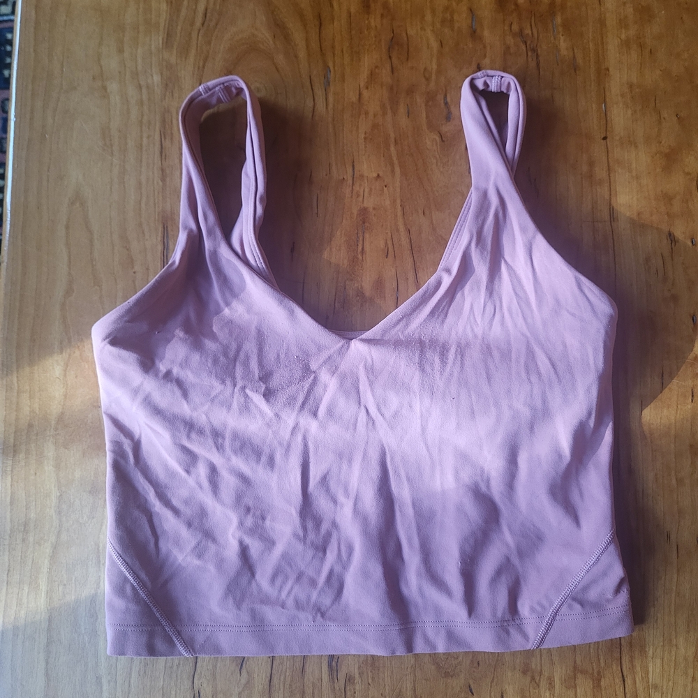 Women's Pink V-Neck Bralette